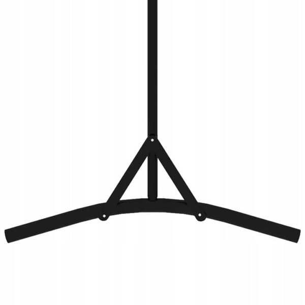 Czarny parawan 3-częściowy, ściana działowa 260x180cm