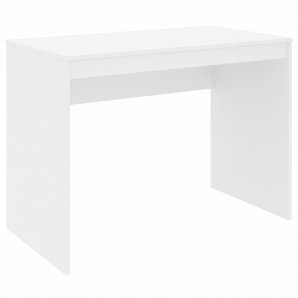 Białe biurko 90x40x72cm, z płyty meblowej