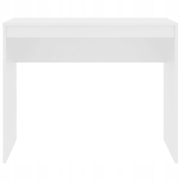 Białe biurko 90x40x72cm, z płyty meblowej
