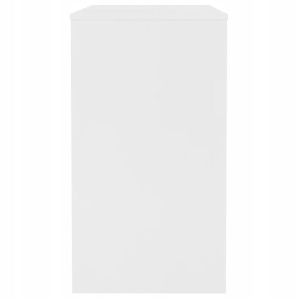 Białe biurko 90x40x72cm, z płyty meblowej