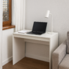 Białe biurko 90x40x72cm, z płyty meblowej