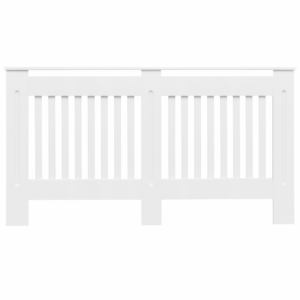 Osłona na kaloryfer 172 cm biała, maskownica MDF