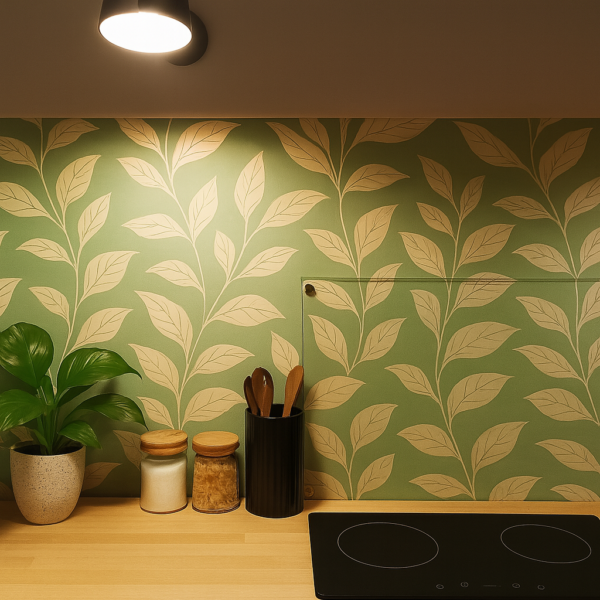 Osłona kuchenna szklana 70x50 cm, panel ochronny