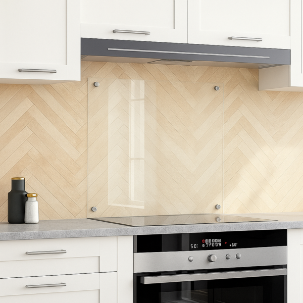 Osłona kuchenna szklana 70x60 cm, panel ochronny