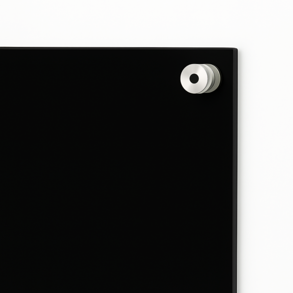 Czarny panel ochronny 70x40cm, osłona kuchenna