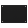 Czarny panel ochronny 70x40cm, osłona kuchenna