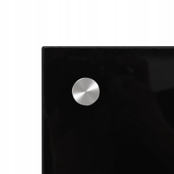 Czarny panel ochronny 70x40cm, osłona kuchenna