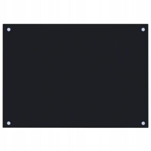 Czarny panel ochronny 70x50cm, osłona kuchenna
