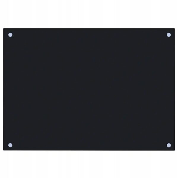 Czarny panel ochronny 70x50cm, osłona kuchenna