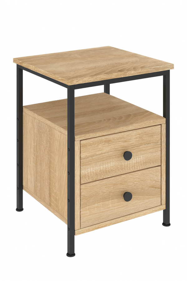 Szafka nocna 34x35,5x50cm, dąb sonoma