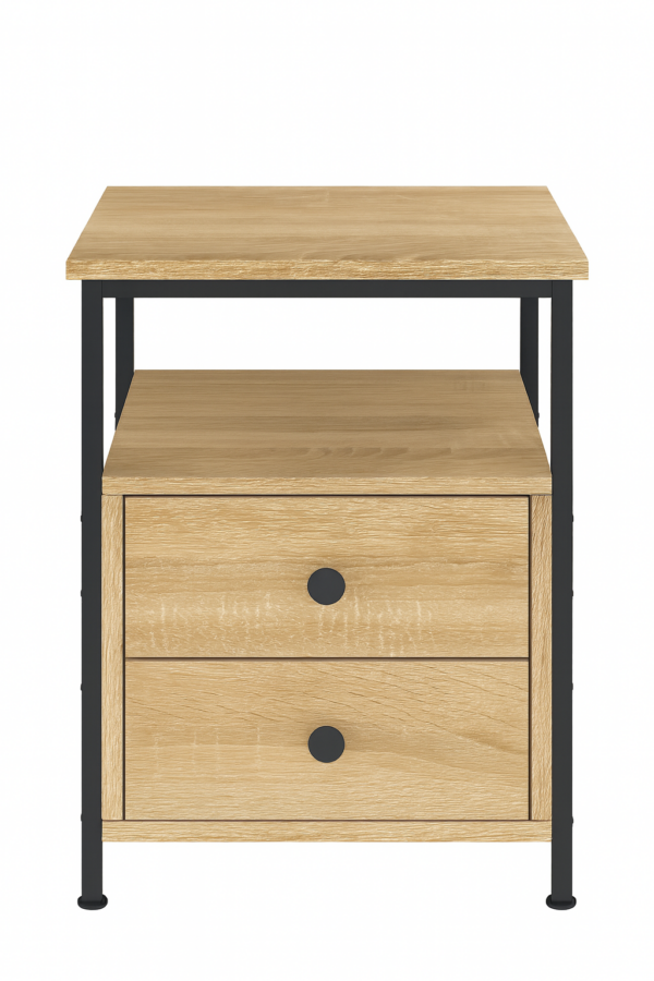 Szafka nocna 34x35,5x50cm, dąb sonoma