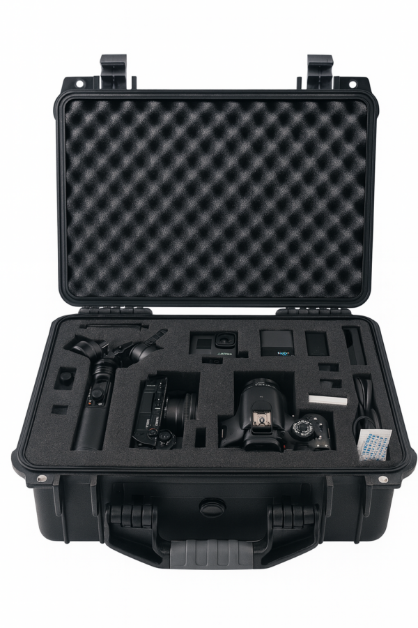 Wodoodporna walizka ochronna 40,6×33×17,4 cm z piankami