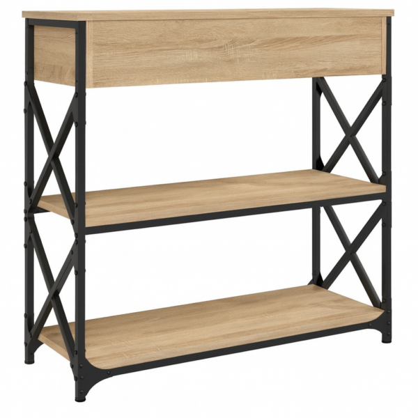 Komoda, stolik konsolowy dąb sonoma 75x28x75 cm