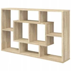 Regał wiszący dąb sonoma 85x16x52,5 cm, półka ścienna