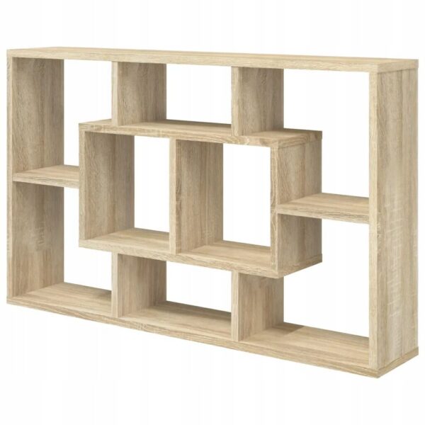 Regał wiszący dąb sonoma 85x16x52,5 cm, półka ścienna