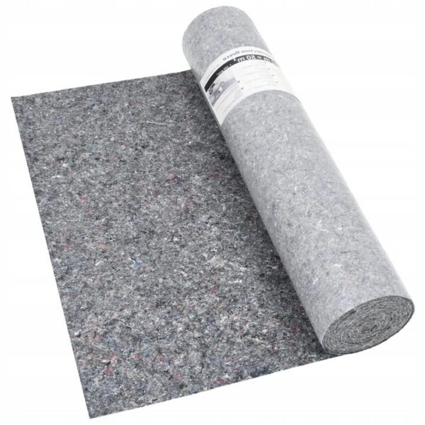Mata malarska filcowa 1x50 m 280 g/m² szara, wodoodporna antypoślizgowa