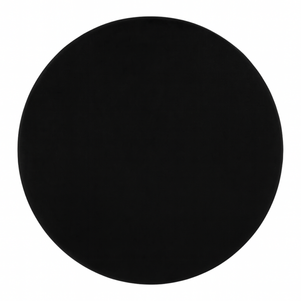 Pufa, stołek aksamitny czarno-złoty 28x36 cm, stylowy taboret