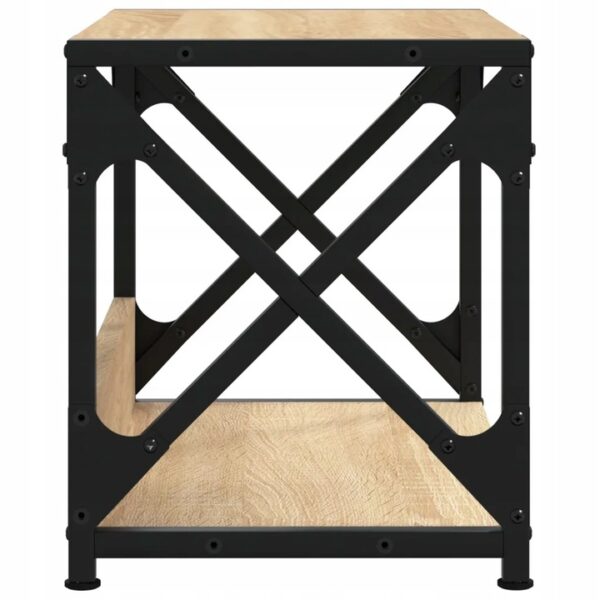 Stojak na drukarkę 2-poziomowy dąb sonoma