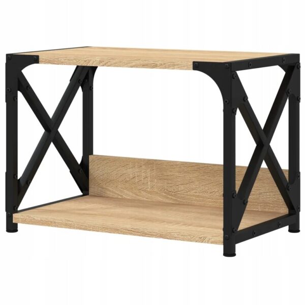 Stojak na drukarkę 2-poziomowy dąb sonoma