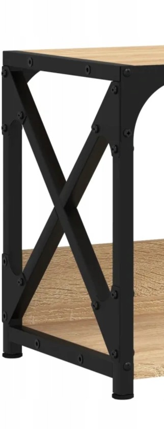 Stojak na drukarkę 2-poziomowy dąb sonoma