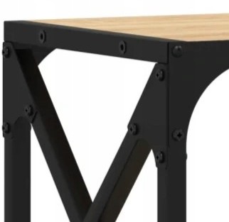 Stojak na drukarkę 2-poziomowy dąb sonoma